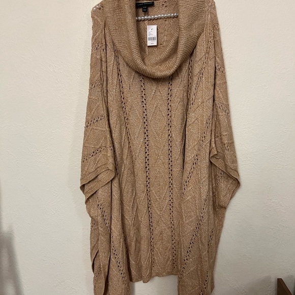Lane Bryant 22 / 28 plus cowl neck shawl sweater nwt - Picture 4 of 7